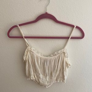 Ruffled crop top